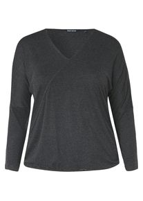 Blue Seven, Damen Langarmshirt, Basaltgrau