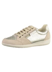 Geox, Damen Sneaker, Beige / Silber