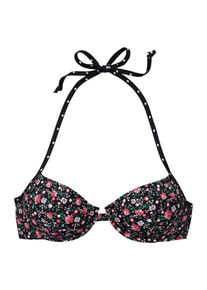 Buffalo, Damen Push-up-Top "Evi", Pink / Schwarz