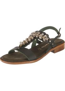 Tamaris, Damen Sandalen, Dunkelgrün