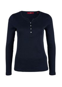 s.Oliver RED LABEL, Damen Langarmshirt, Kobaltblau