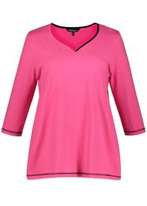 Ulla Popken, Damen Shirt, Pink