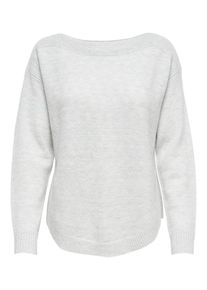 Jacqueline de Yong, Damen Pullover, Wei&szlig;meliert