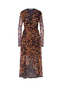 Moves, Damen Kleid 'Vioalana', Orange / Schwarz