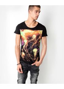 tigha, Herren T-Shirt ' Acid Jelly MSN ', Schwarz