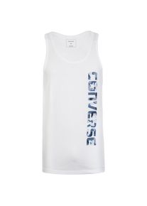 Converse, Herren Vertical Wordmark Tank , Wei&szlig;