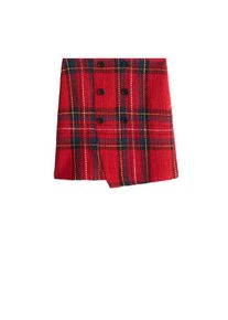 Mango, Damen Rock 'Wou-X', Saphir / Senf / Tanne / Rot