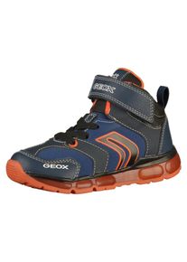 Geox, Sneakers 'Android', Navy / Himmelblau / Neonorange