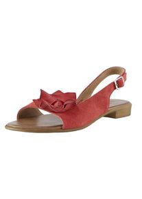 Heine, Damen Sandalette, Rostrot