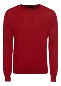 Polo Ralph Lauren, Herren Pullover 'LS SF VN PP-LONG SLEEVE-SWEATER', Rot