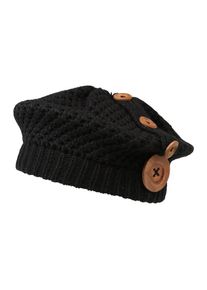 Chillouts, Damen Häkelmütze 'Nelly', Schwarz