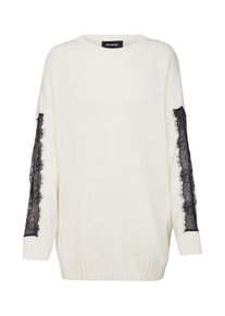THE KOOPLES, Damen Pullover, Schwarz / Wei&szlig;