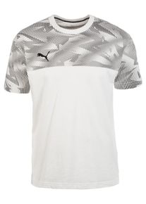 Puma, Herren Trainingsshirt, Dunkelgrau / Wei&szlig;