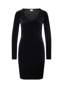 Jacqueline de Yong, Damen Kleid 'JDYGORGEOUS L/S V-NECK DRESS JRS', Schwarz