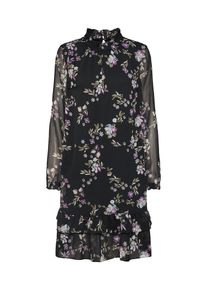s.Oliver RED LABEL, Damen Kleid, Grasgrün / Dunkellila / Schwarz