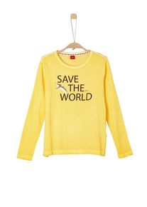 s.Oliver Junior, Mädchen Shirt, Gelbmeliert