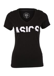asics, Damen Sport-Shirt, Schwarz / Weiß