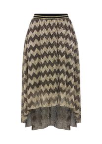 Rue de Femme, Damen Rocke 'Zig-Zag', Goldgelb / Schwarz