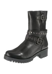 JOLANA & FENENA JOLANA & FENENA, Damen Biker Boots, Schwarz