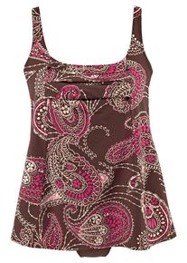 Lascana, Damen Badeanzug-Kleid, Braun / Mischfarben