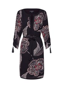 comma, Damen Kleid, Mischfarben / Schwarz