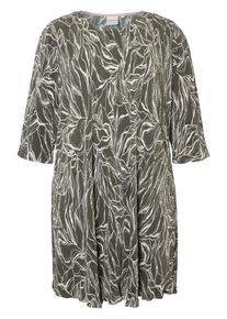 JUNAROSE, Damen 3/4-Ärmel Kleid, Grün