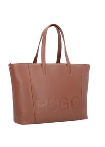 Hugo, Damen Mayfair Shopper Tasche Leder 37 cm, Braun