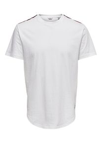 Only & Sons Only & Sons, Herren T-Shirt, Schwarz / Weiß