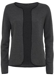 Only, Damen Kurzer Strickcardigan, Anthrazit