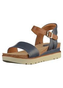 Josef Seibel, Damen Sandalen, Dunkelblau / Braun