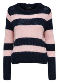 Selected Femme, Damen Pullover, Nachtblau / Rosé