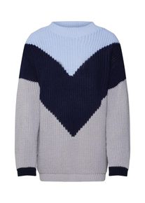 Glamorous, Damen Pullover 'LC0616', Beige / Blau / Schwarz
