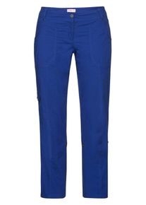 sheego Casual, Damen Cargohose, Royalblau