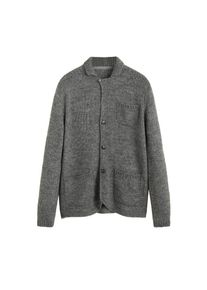 Mango Man, Herren Cardigan 'Gropius', Graumeliert