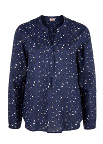 TRIANGLE, Damen Bluse, Navy / Schwarz / Weiß