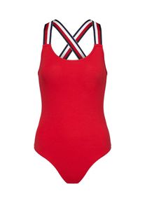 Tommy Hilfiger Underwear, Damen Bodysuit, Dunkelblau / Rot / Weiß