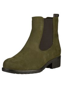 Caprice, Damen Stiefelette, Khaki / Platin