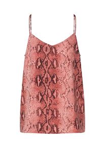 Only, Damen Top 'onlRADY SINGLET WVN', Rot / Schwarz