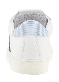 Heine, Damen Sneaker, Blau / Rot / Wei&szlig;