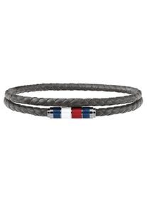 Tommy Hilfiger, Herren Armband 'Casual Core, 2790057', Dunkelblau / Schlammfarben / Rot / Wei&szlig;