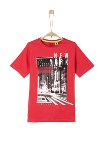 s.Oliver Junior, Shirt, Rot / Schwarz / Weiß