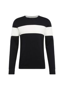Drykorn, Herren Pullover 'CLIN', Schwarz / Wei&szlig;