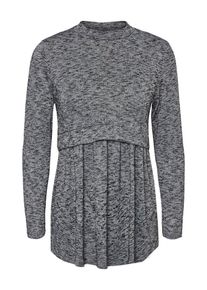 MAMALICIOUS, Damen Bluse, Graumeliert