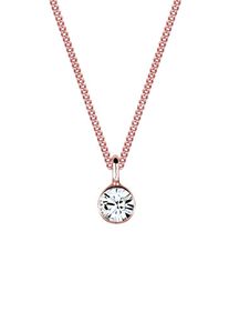 Elli, Damen Halskette 'Kristall', Rosegold