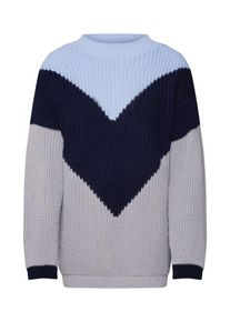 Glamorous, Damen Pullover 'LC0616', Beige / Blau / Schwarz