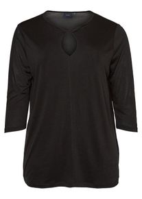 JUNAROSE, Damen Detailreiches Oberteil, Schwarz