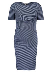Noppies, Damen Kleid 'Nileah', Dunkelblau / Weiß
