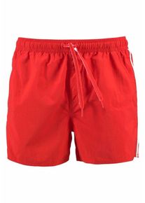 adidas Performance, Herren Badeshorts, Rot / Wei&szlig;