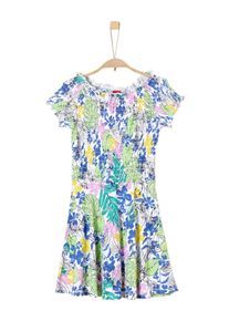 s.Oliver Junior, Mädchen Kleid, Mischfarben / Weiß