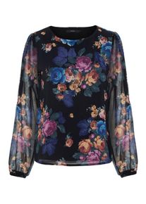 Véro Moda VERO MODA, Damen Bluse, Blau / Rosa / Schwarz